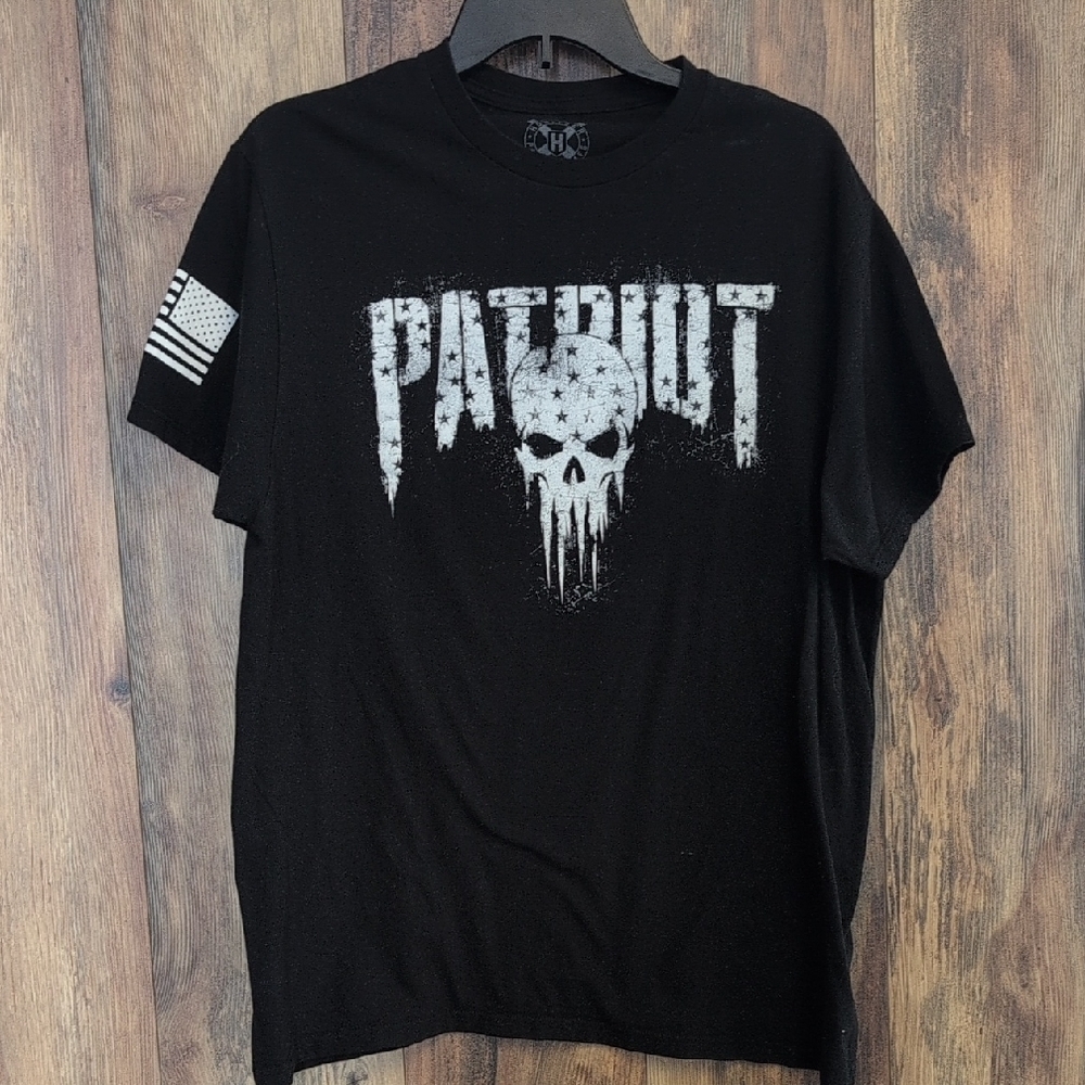 Howitzer Patriot MFG Men's Patriot Black Graphic Tee XL            -715J